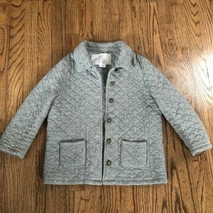Urban Outfitters Grey Quilted Short Jacket Small